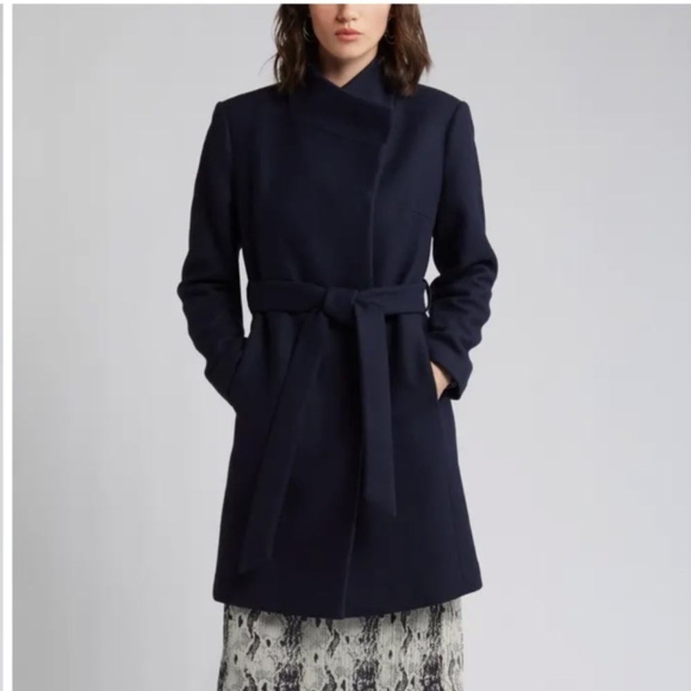 NWT Nordstrom luxury belted coat